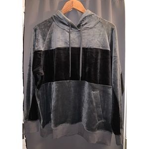 Champion Velour Stripe Hoodie